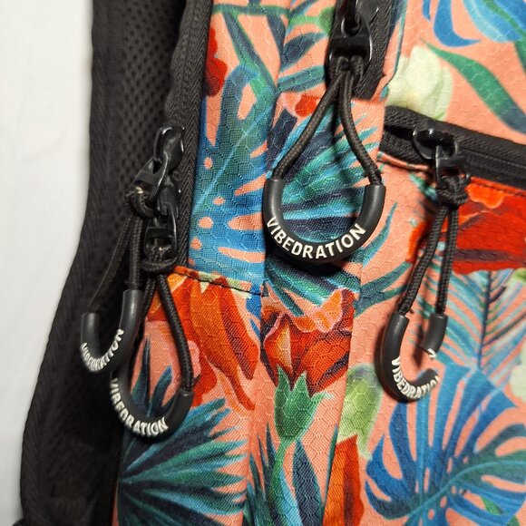 Vibedration Hydration Backpack w/o bladder - Tropical Floral - Used main image 6